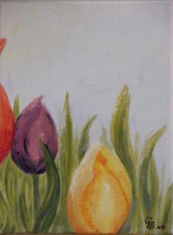 Drieluik Tulpen